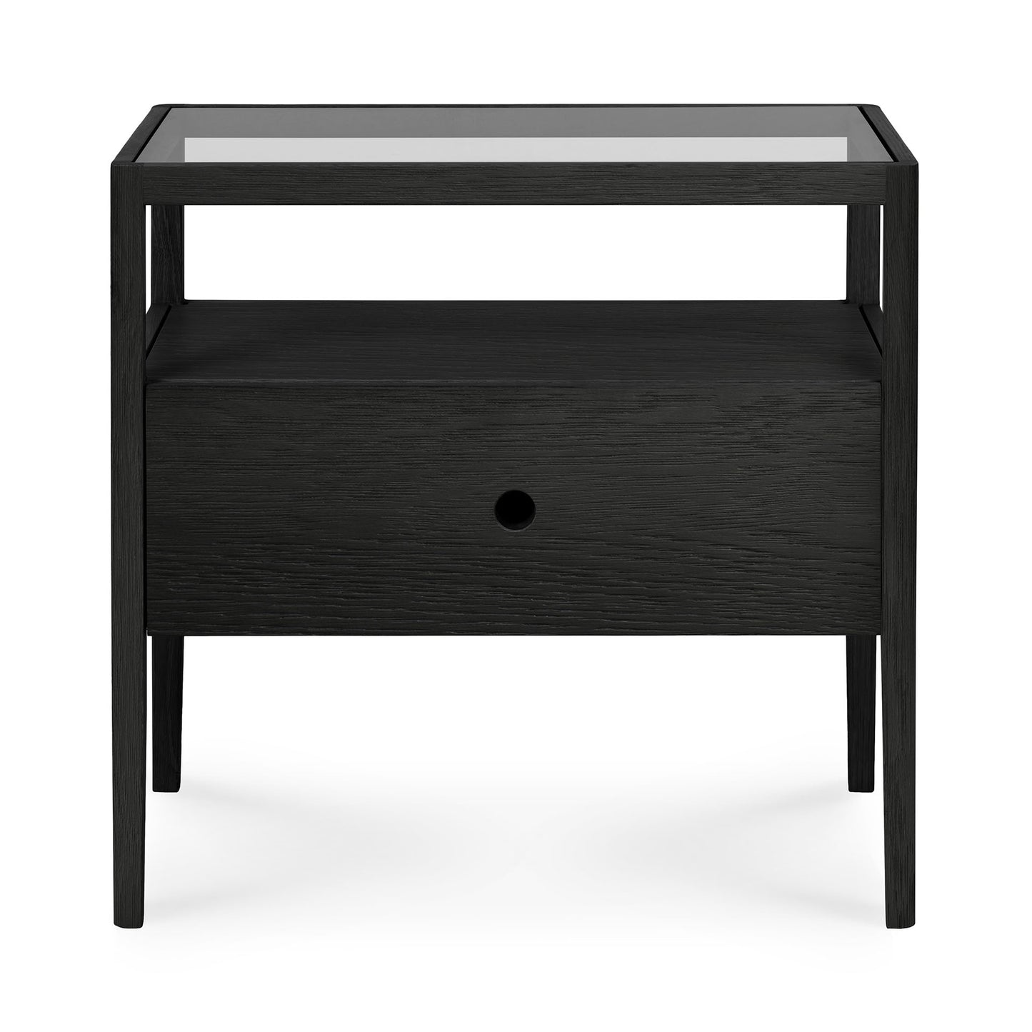 Spindle bedside table - Teak