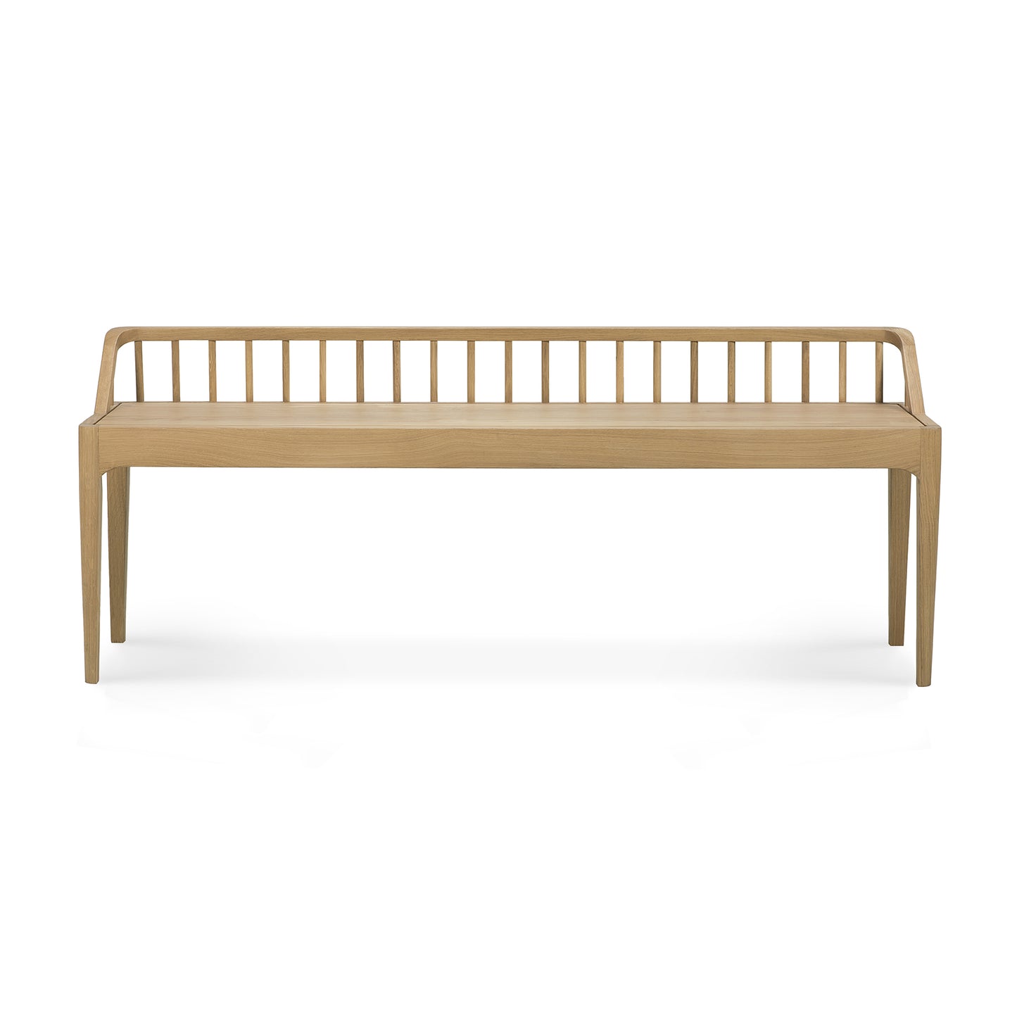 Spindle Bench - Oak Black