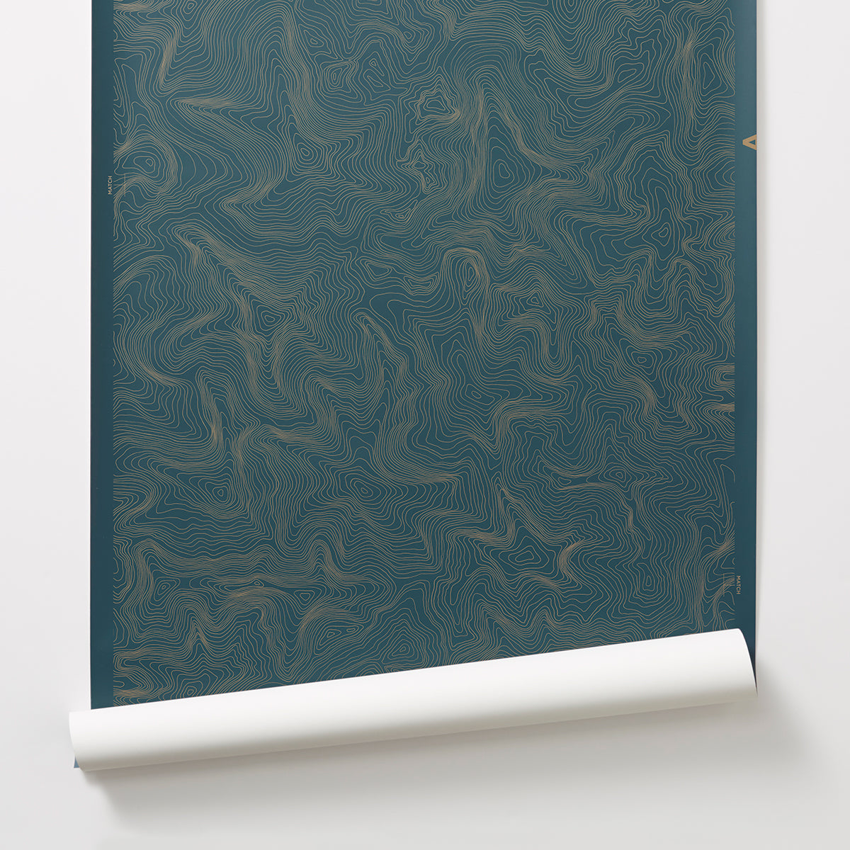 Contour - Gold on Blue