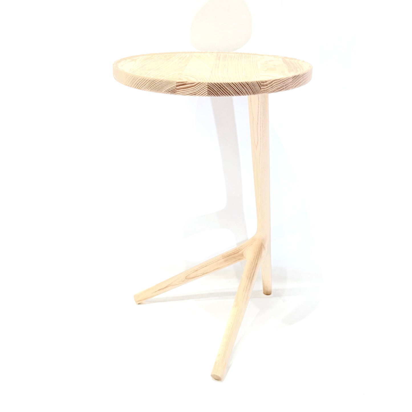 Tripod Side Table - White Ash