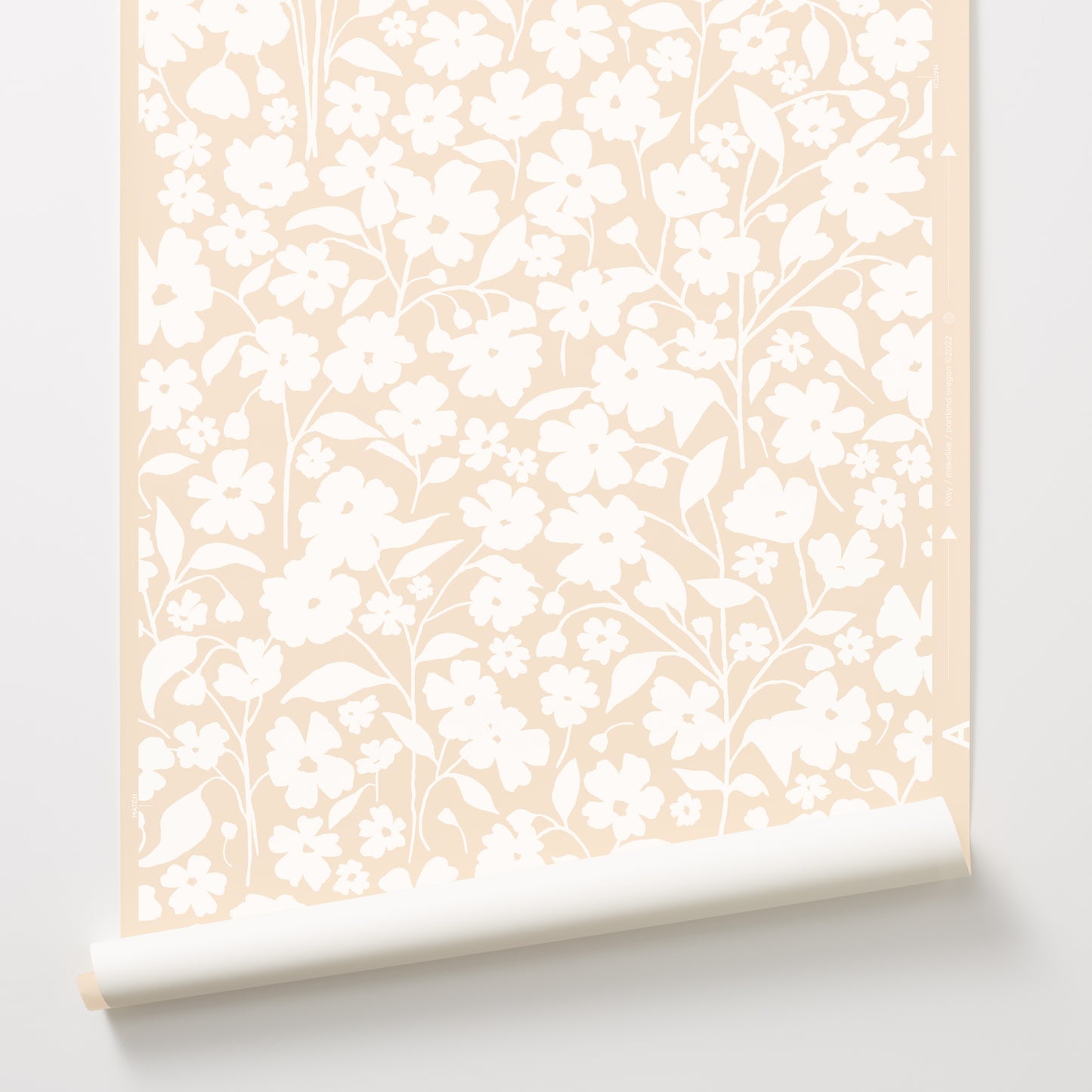 Posy - White on Blush