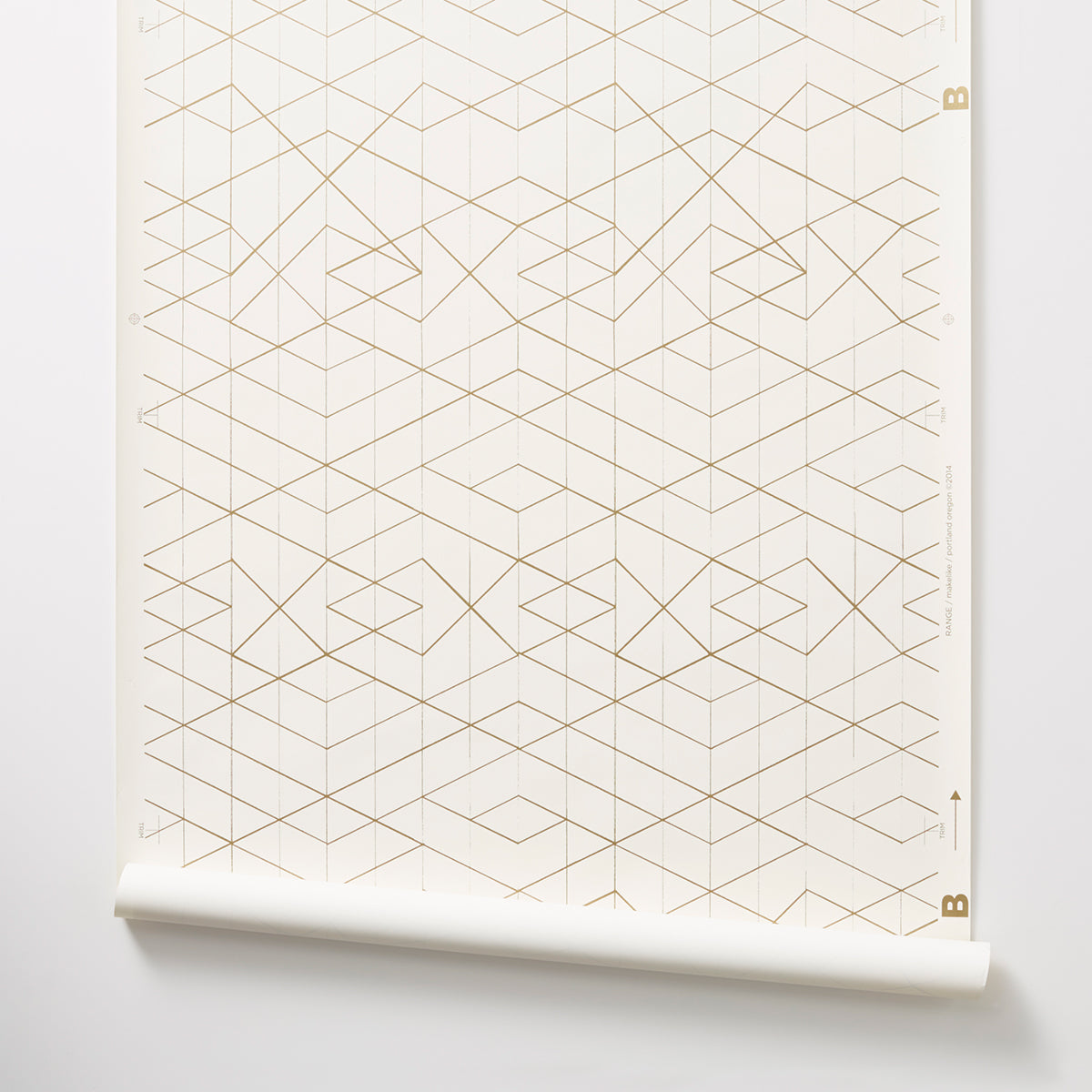 Range - Gold on White