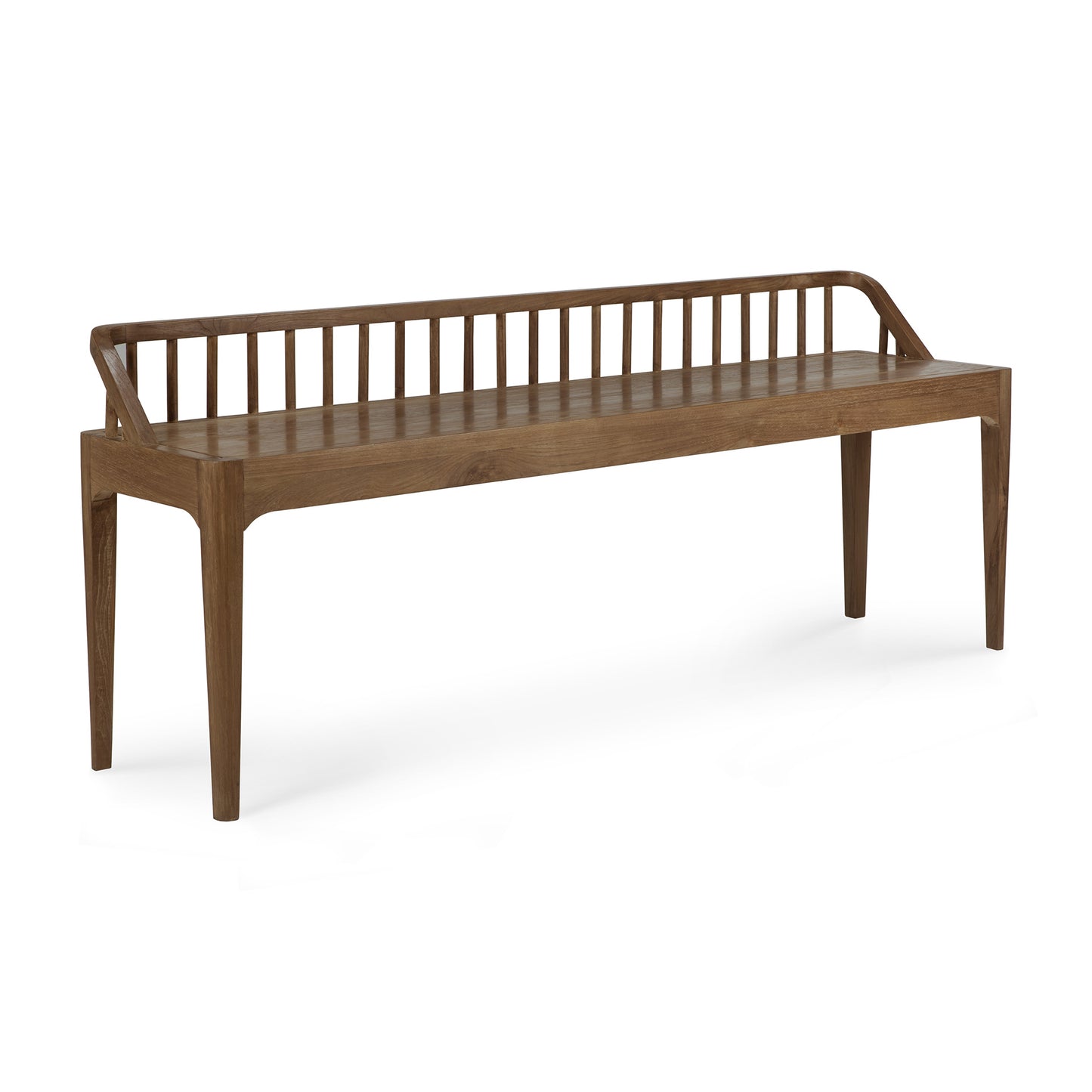 Spindle Bench - Oak Black