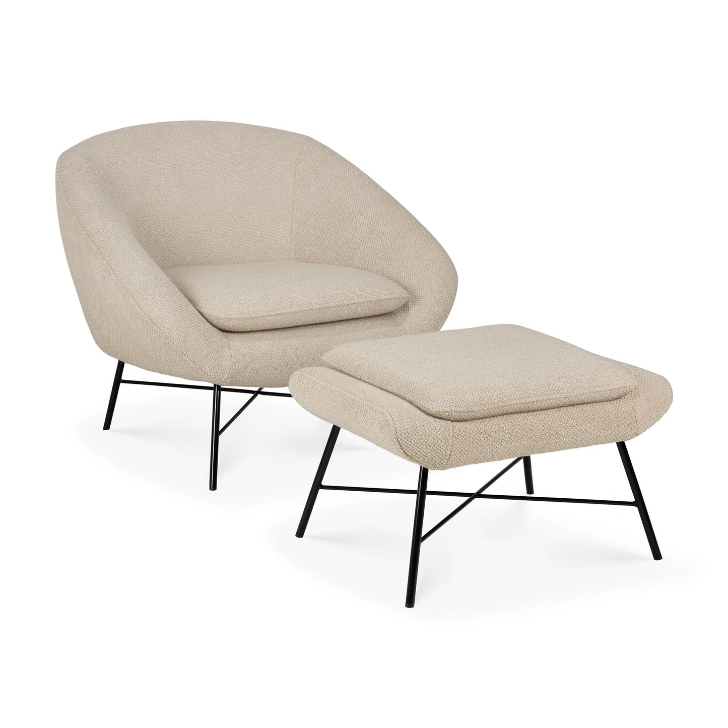 Barrow lounge chair - Off White