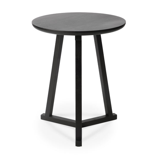 Tripod side table - Oak Black
