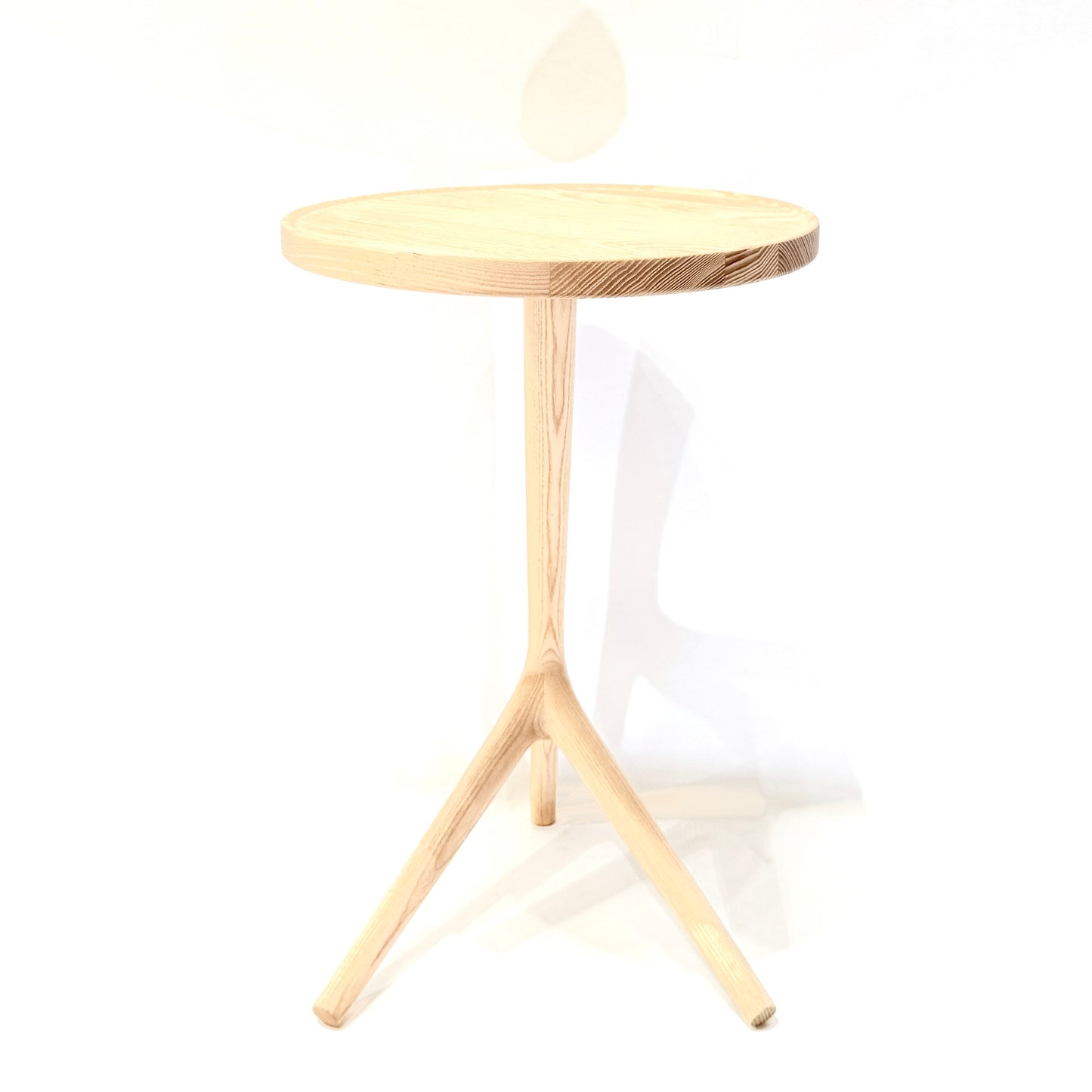 Tripod Side Table - White Ash