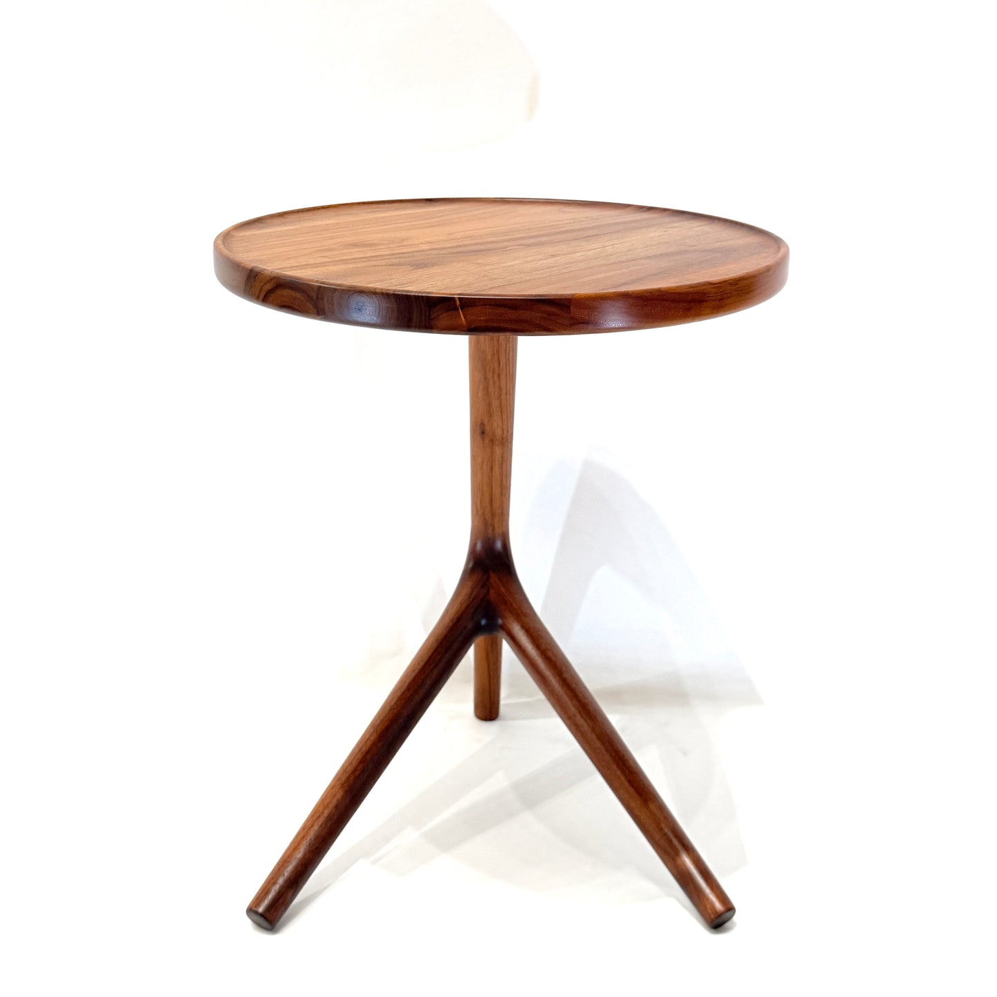 Tripod Side Table - Walnut