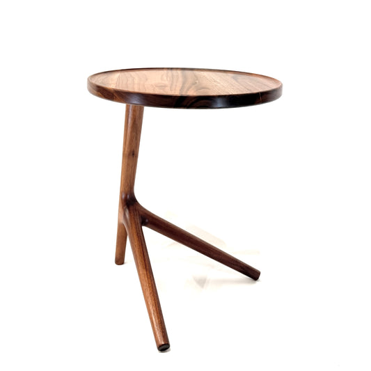 Tripod Side Table - Walnut