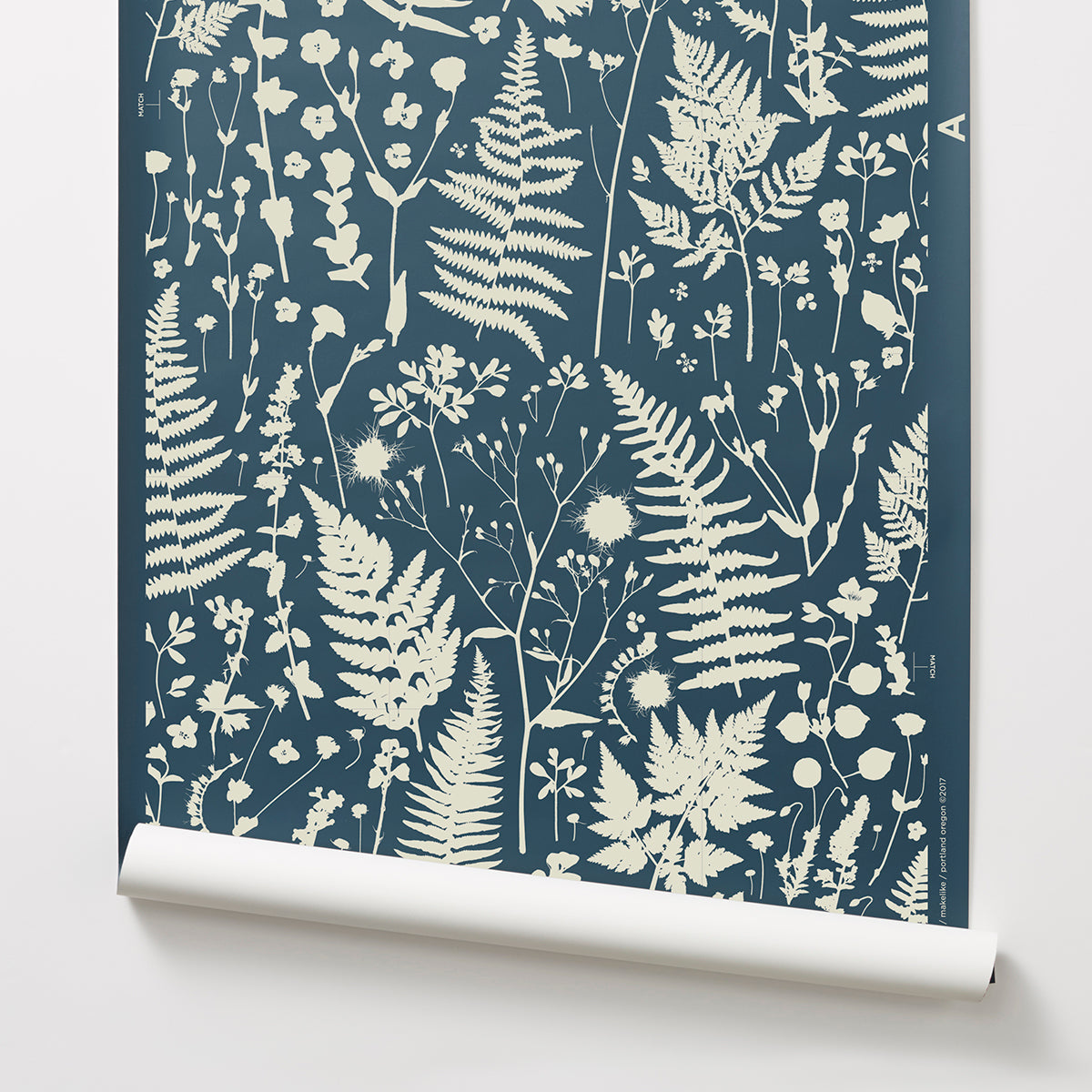 Forage - Blue on White