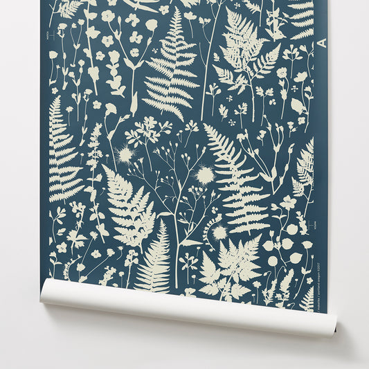 Forage - Blue on White