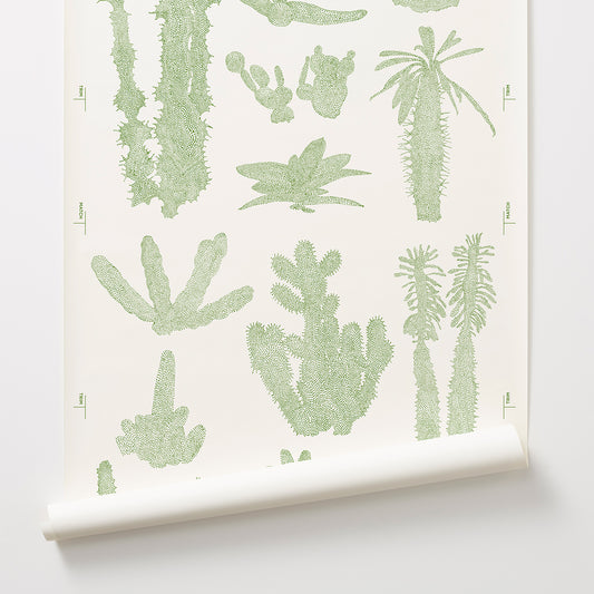 Pointy - Green on Off White