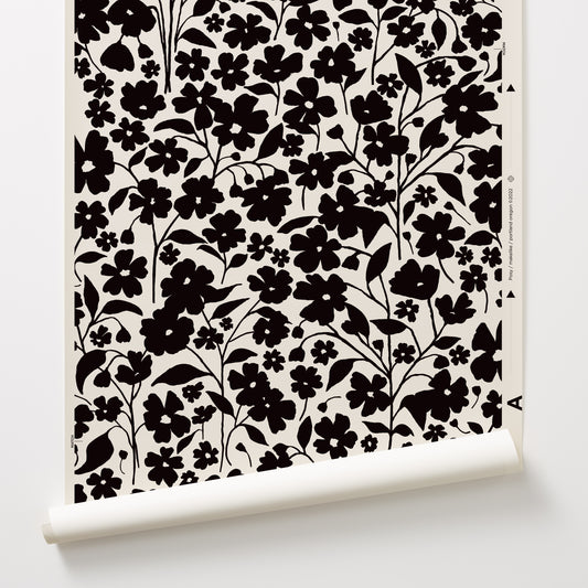 Posy - Black on Parchment