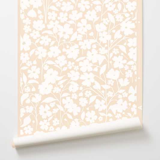 Posy - White on Blush