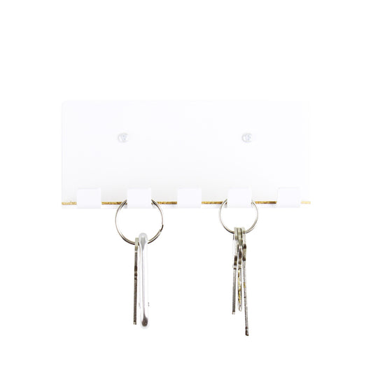 Entry Key Shelf - White